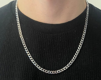 Thin Silver Chain - Etsy