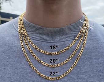 18 inch cheap figaro chain