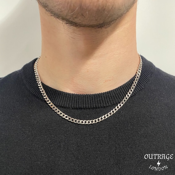 Silver 5mm 18inch Thick Necklace Chain 