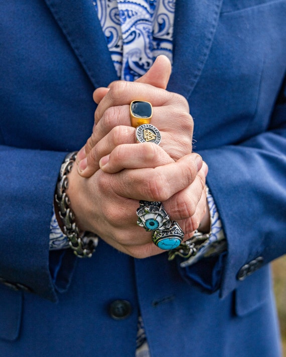 Men cheap statement rings