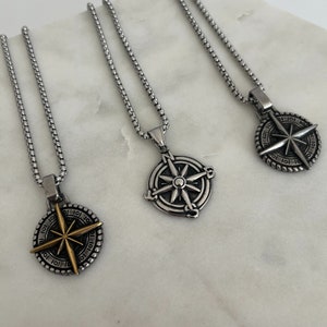 18k Gold Mens Necklaces And Pendants | Compass Collection | Mens Necklaces | Womans Necklaces | Mens Jewellery | Jewlery | Womans | Chains