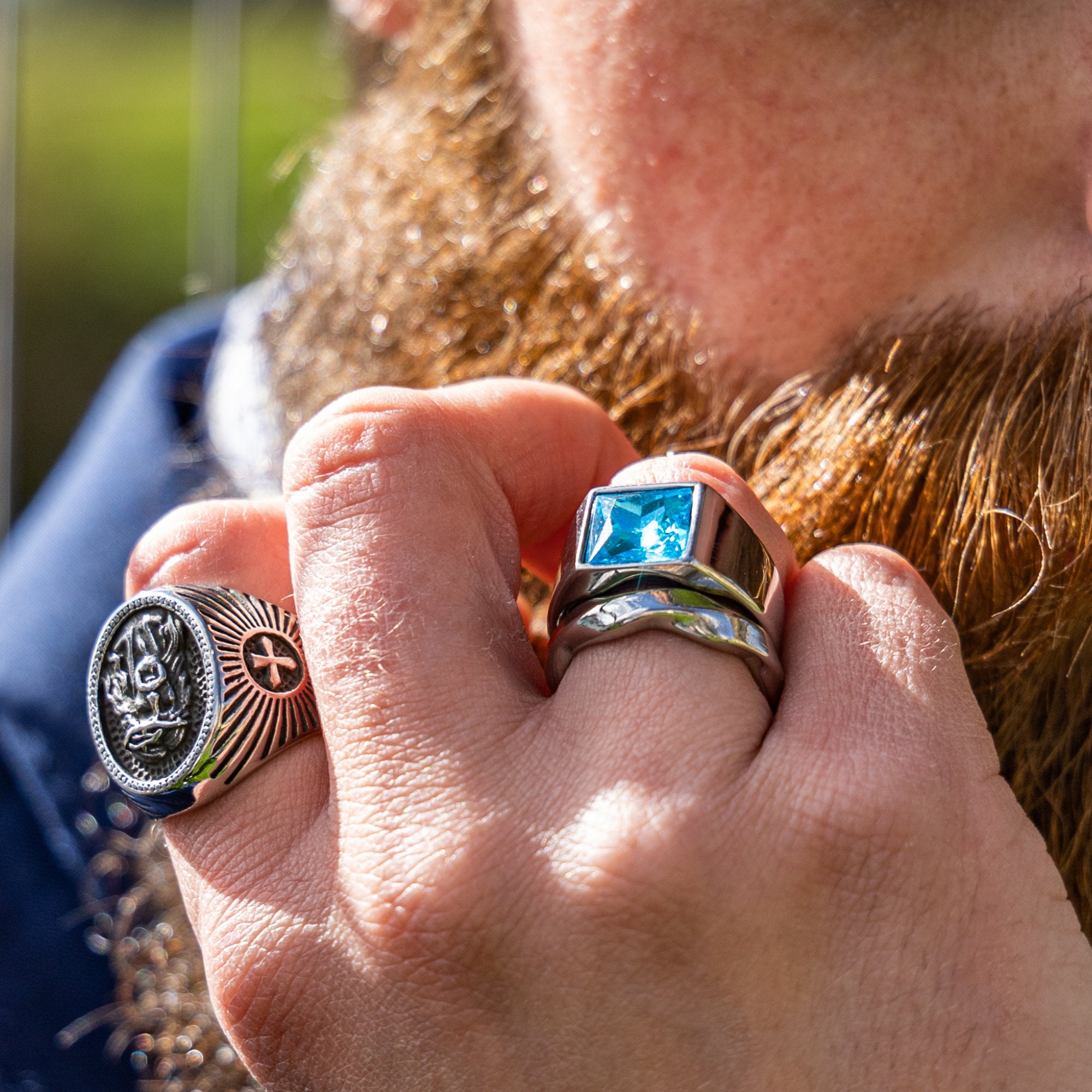 Sears jewelry mens rings sale