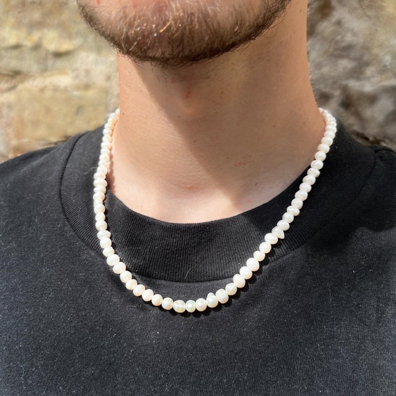 Genuine freshwater pearl necklace sale