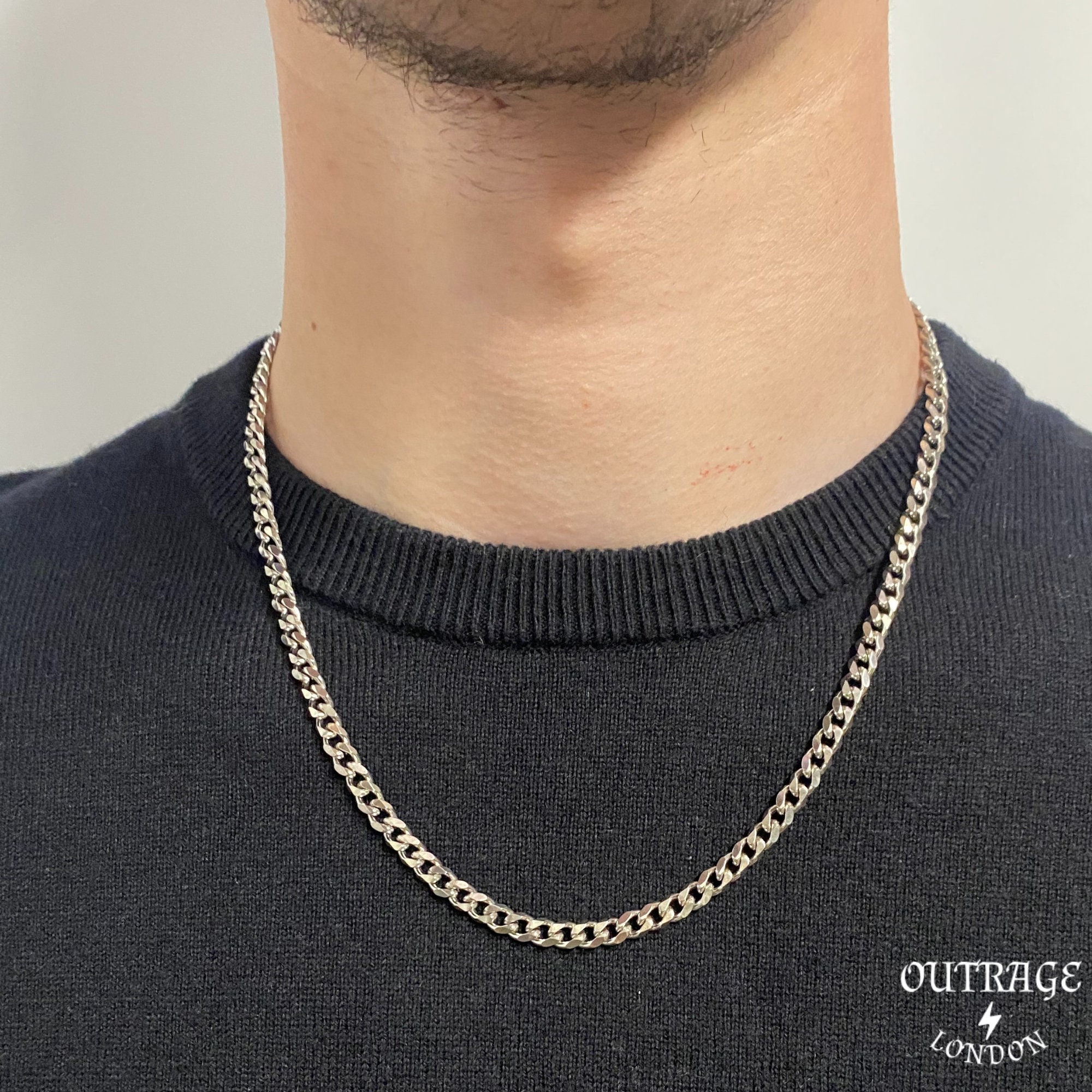 Silver 5mm 20inch Thick Necklace Chain Choker Cuban Curb 5mm Etsy UK silver-5mm-20inch-thick-necklace-chain-choker-cuban-curb-5mm-etsy-uk
