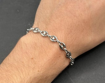 VNOX 7-Piece Stainless Steel Bracelet Set For Men & Women | Stackable Thin Chain & Cuff Set