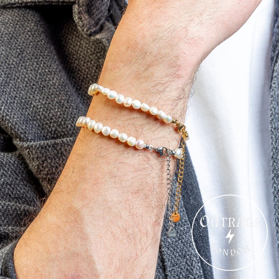 Statement Criss-Cross Pearl Bracelet - Modi Pearls