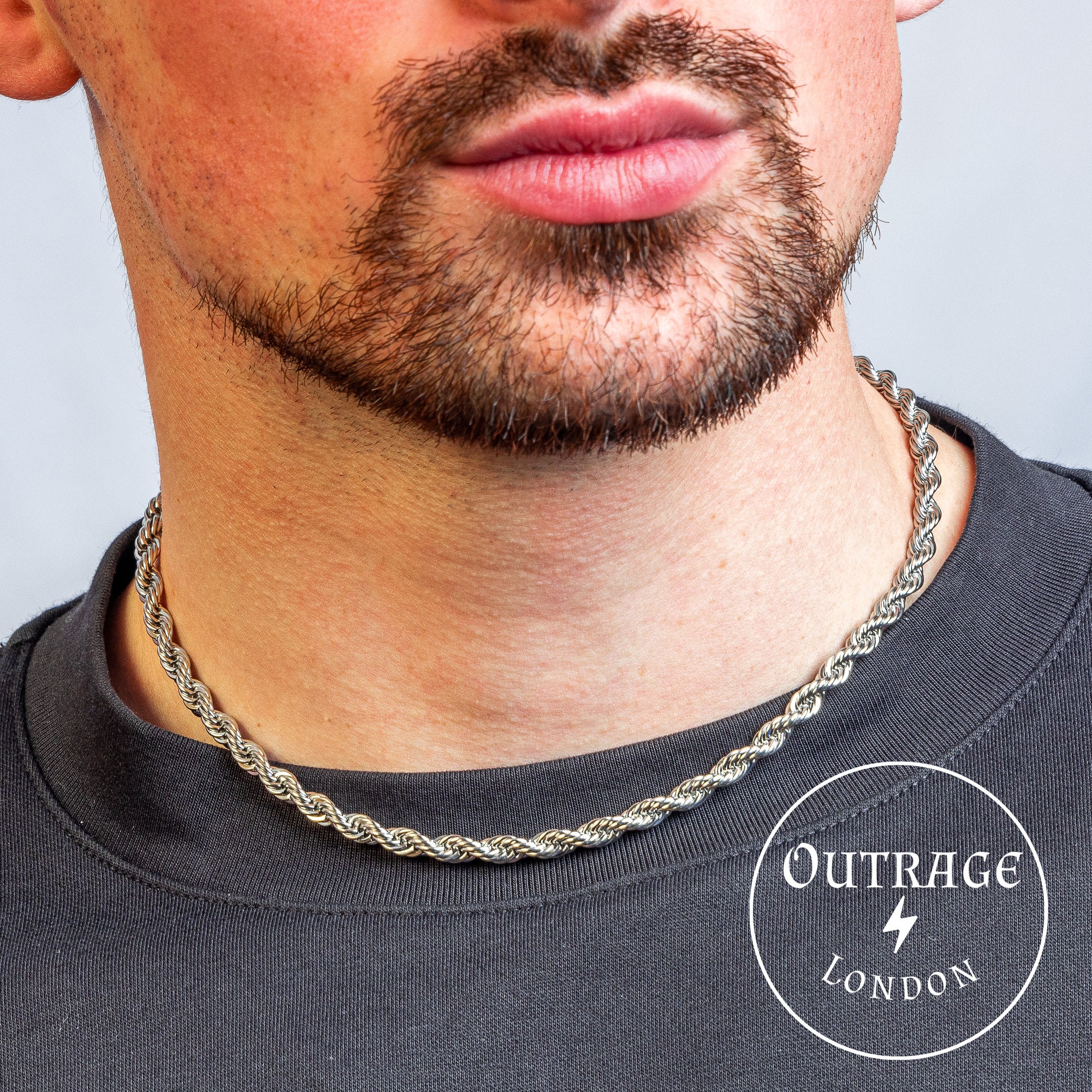 Esclava De Plata Para Hombre Cadenas De Plata Para Mujer Y Hombre