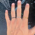 Thin 2mm Band Ring Mens, Woman&#39;s rings, Silver Gold and Rose Gold made from 316L Stainless Steel Rings, Personalised Unique Jewellery Gifts