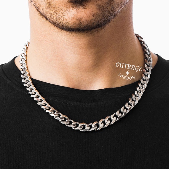 Thick chains silver deals