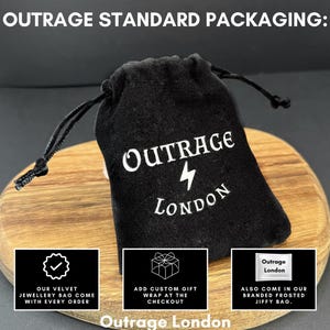 a black bag with a white logo on it