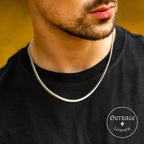 20 mens silver chain outlet