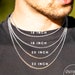 Silver Chain for Men | Mans 3mm Rope Chain | 20 Inch Rope Chain | Mens ...
