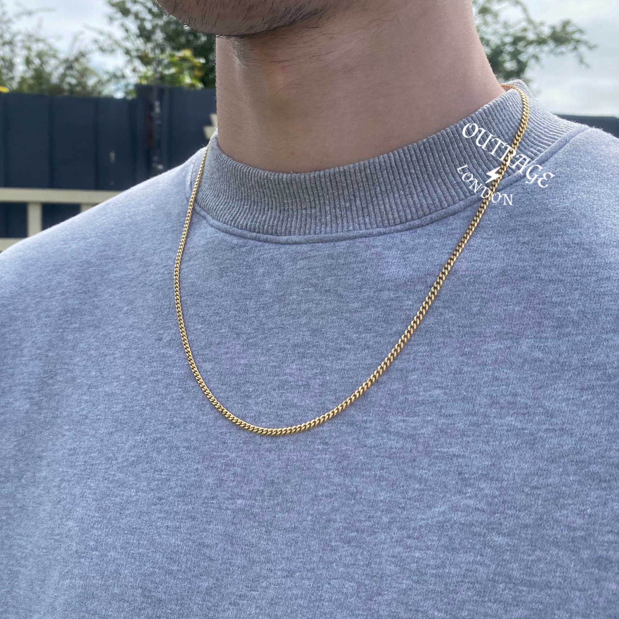 3mm Cuban Chain Necklace