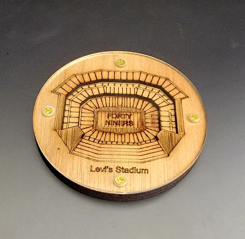 Levi S Stadium Layered Coaster Stadium Coaster 3D Wood Etsy Il 794xN.4419845589 Siyb 