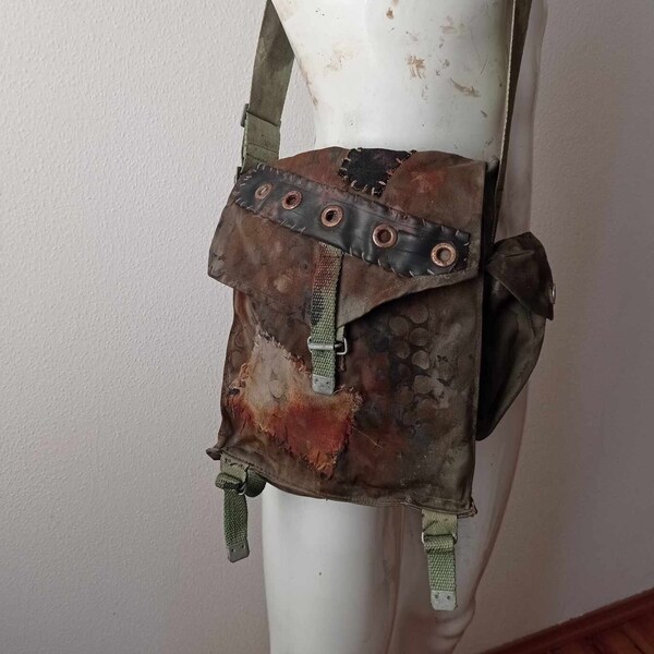 Fallout Postapokalyptische Tasche - Post - Apokalyptisch - Larp - Mad Max - Stalker - Dystopie - Postapo - Beutel - Tasche - Metro -