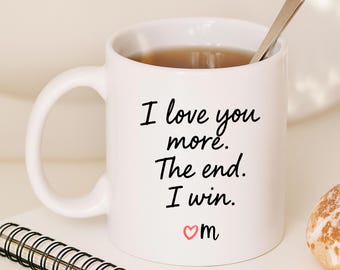 You And I Forever Personalized Mug, Custom Couples Coffee Mug