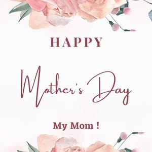 Printable Mother’s Day Card - Instant Digital Download