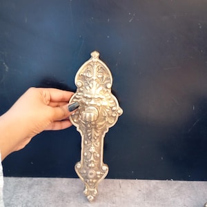 Antique Brass Wall Sconce, Vintage Candlestick Holder, Unique Home Decor image 13