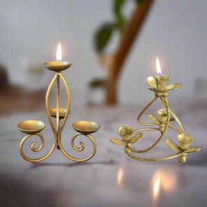 Metal Tealight / Candle Holder Stand
