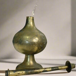 Vintage Brass Rose Water/ Holy Water Sprinkler