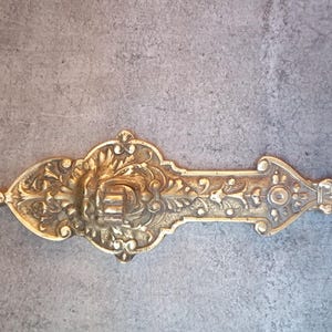 Antique Brass Wall Sconce, Vintage Candlestick Holder, Unique Home Decor image 11