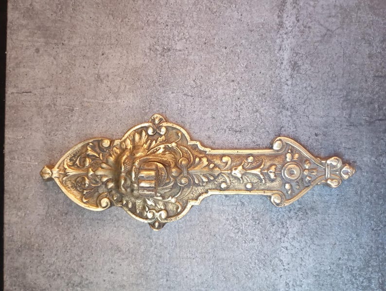 Antique Brass Wall Sconce, Vintage Candlestick Holder, Unique Home Decor image 11