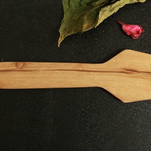 Rustic Vintage Wooden Serving Spoon - Hand Carved Kitchen Utensil
