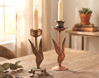 Vintage Brass Candle Holder (Sold Individually)