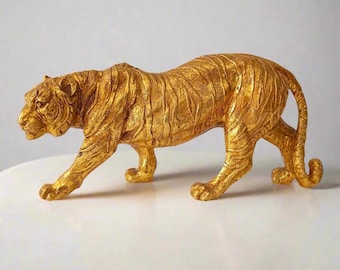 JXK Studio 手作り樹脂製虎の置物 - リアルな野生動物の像 - Etsy 日本