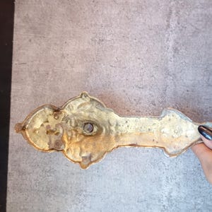 Antique Brass Wall Sconce, Vintage Candlestick Holder, Unique Home Decor image 12