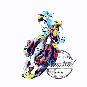 Rodeo Horse png, rodeo watercolor sublimation digital Download, horse Sublimation design, sublimation download, png for sublimation designs