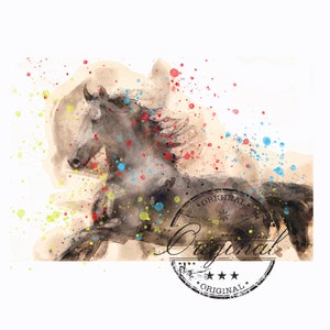 Horse png, horse watercolor sublimation digital Download, HORSE  Sublimation design, sublimation download, png for sublimation designs