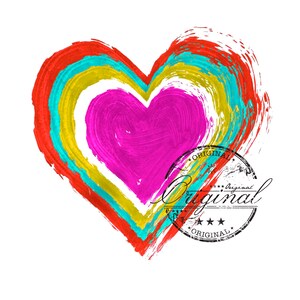HEART svg, love svg watercolor sublimation digital Download, HEART waterslide design, sublimation download