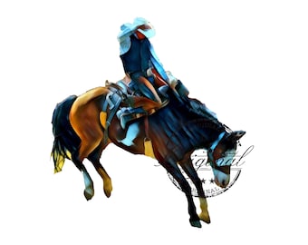 Team Roping SVG, Team Roper Svg Watercolor Sublimation Digital Download ...