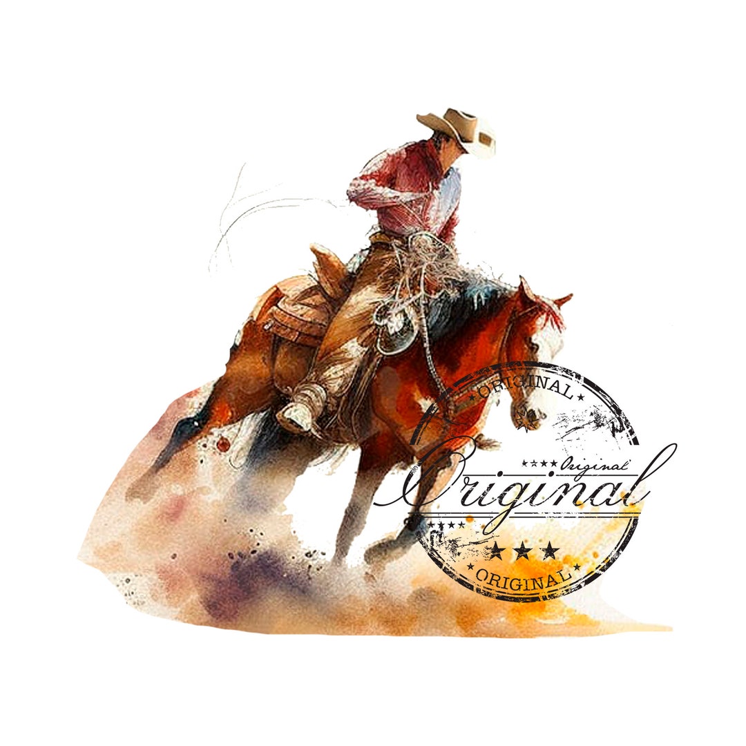 Rodeo Png, Rodeo Svg, Team Roper Svg Watercolor Sublimation Digital ...