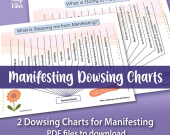 Dowsing Chart - Manifesting Chart - Pendulum Chart