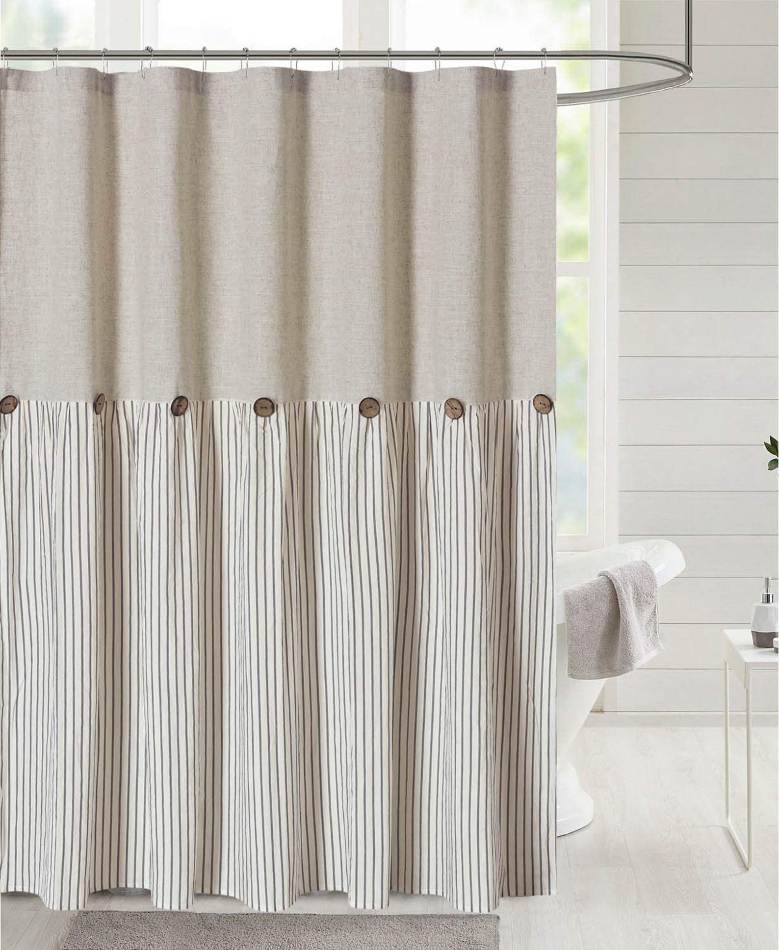 shower curtain buttons