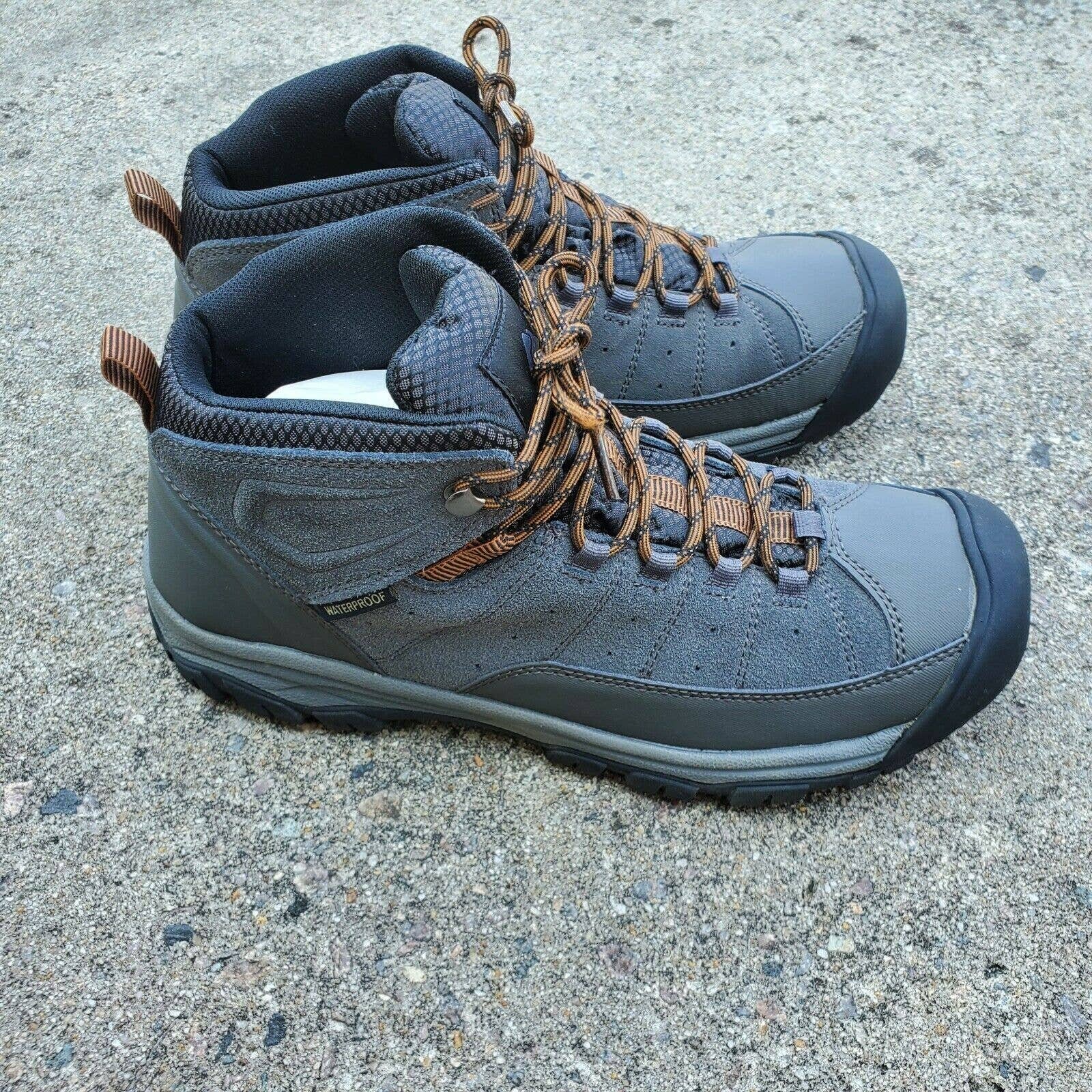 Ozark Trail Waterproof Leather Hiking Boots Gray Men's 11 Etsy