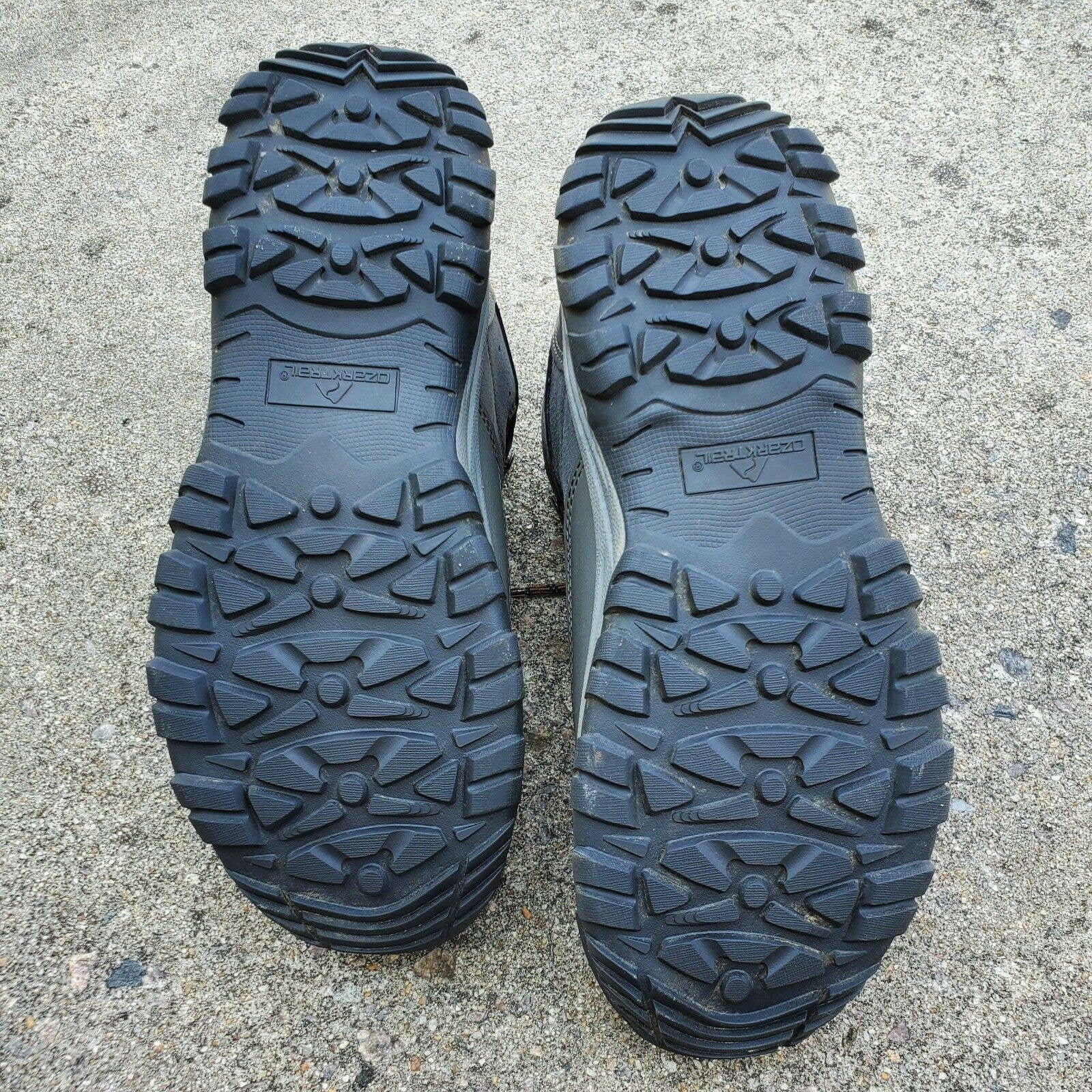Ozark Trail Waterproof Leather Hiking Boots Gray Men's 11 | Etsy