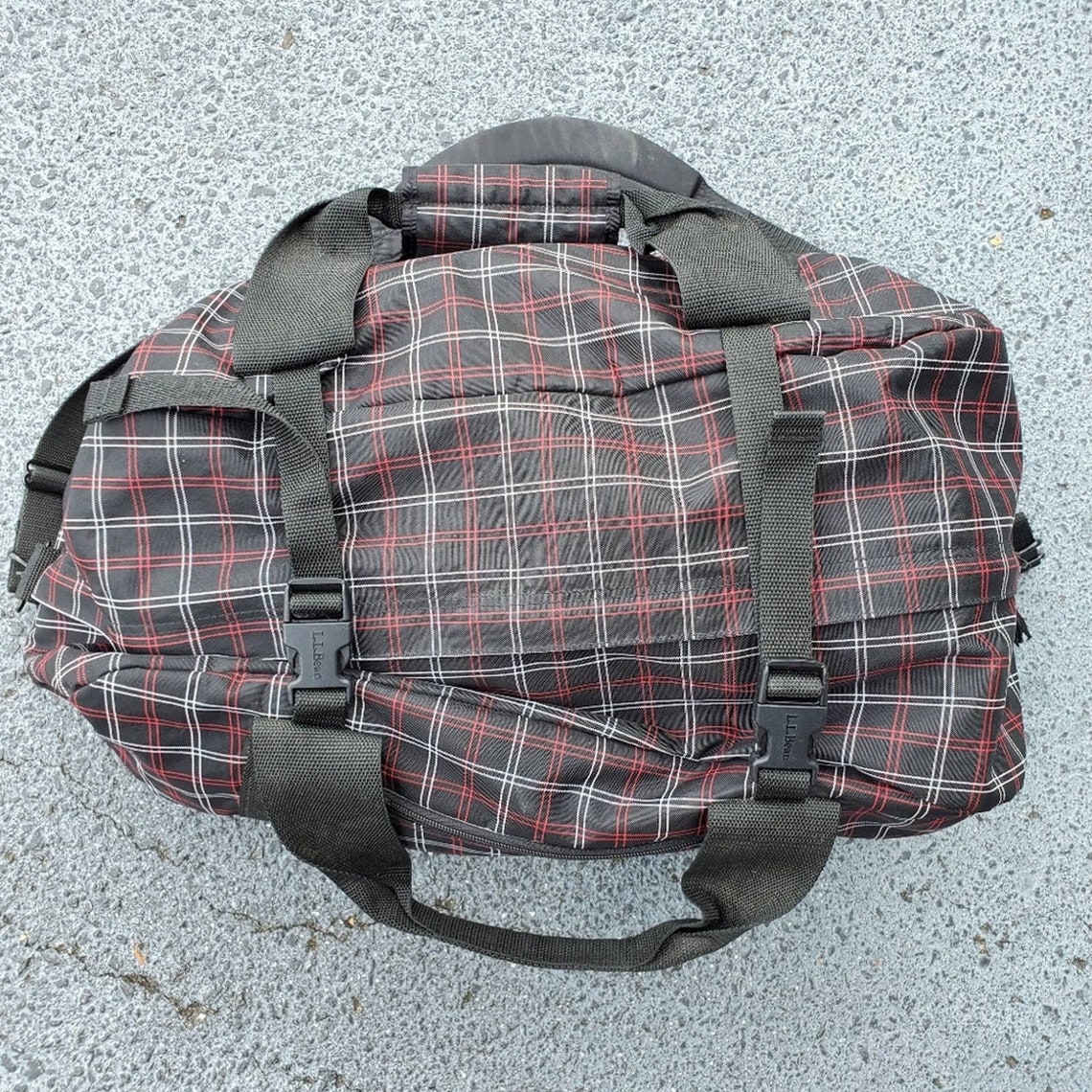 LL BEAN Adventure Duffle Travel Bag Weather Resist Etsy