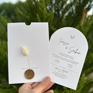 Eleganti inviti per matrimoni, feste di Quinceanera, dolci 16 e biglietti di compleanno unici