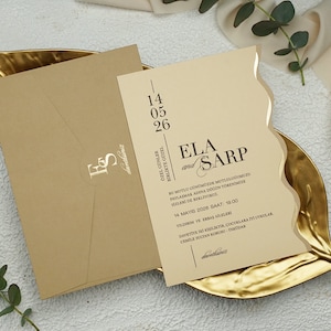 Elegante Hochzeit, Quinceanera Einladungen, Sweet 16 & Einzigartige Geburtstagskarten
