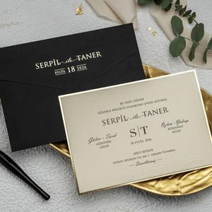 Elegantes invitaciones para bodas, quinceañeras, 16 años y tarjetas de cumpleaños únicas