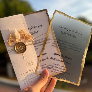 Acrylhuwelijksuitnodiging, gepersonaliseerde duidelijke uitnodigingen, Sweet 16 en quinceanera-uitnodigingen, aangepaste acryluitnodigingen