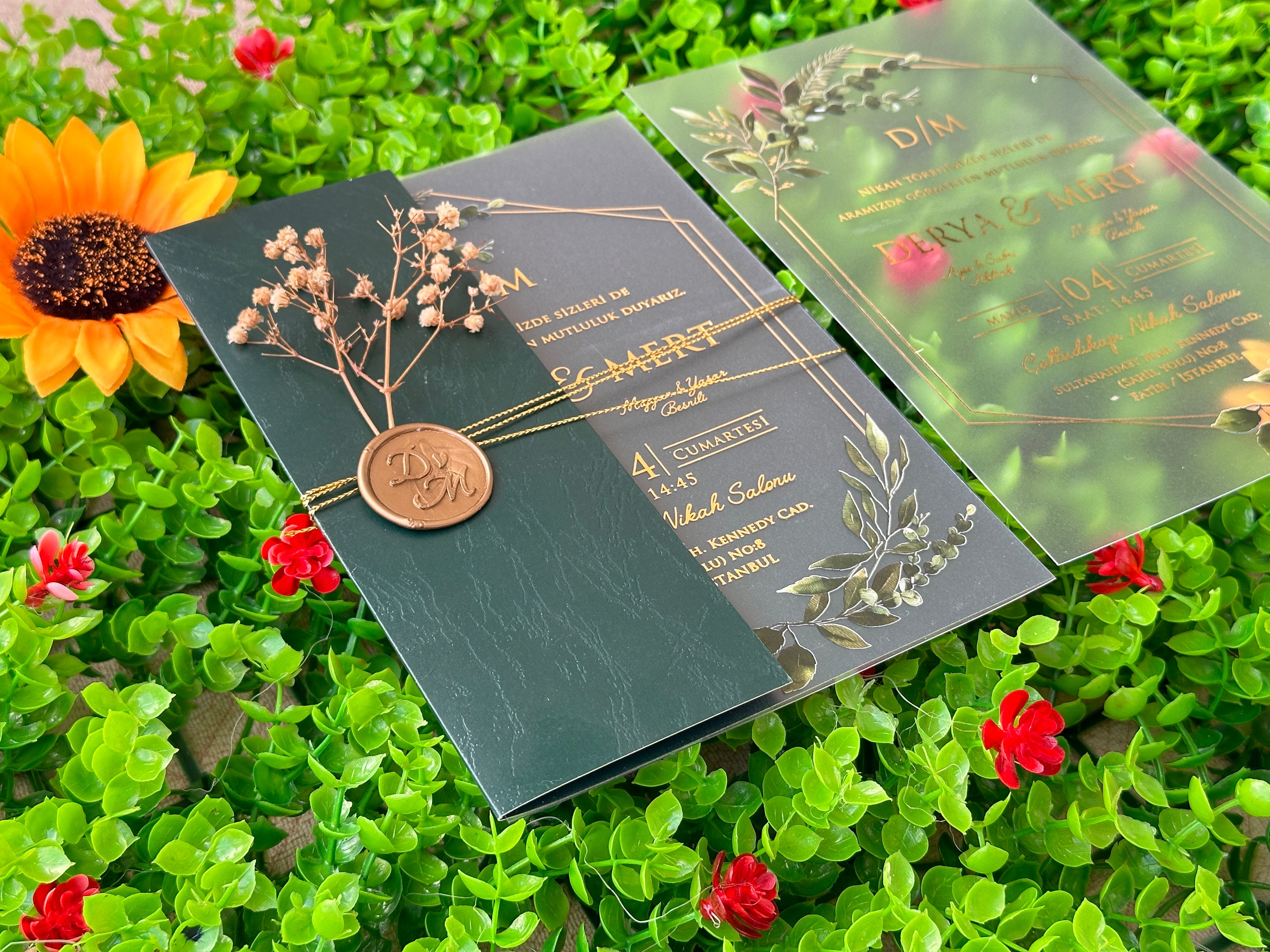 Personalized Acrylic Wedding Invitation: Custom Clear Invitations - Etsy