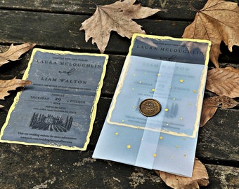 Personalized Acrylic Wedding Invitation: Custom Clear Invitations