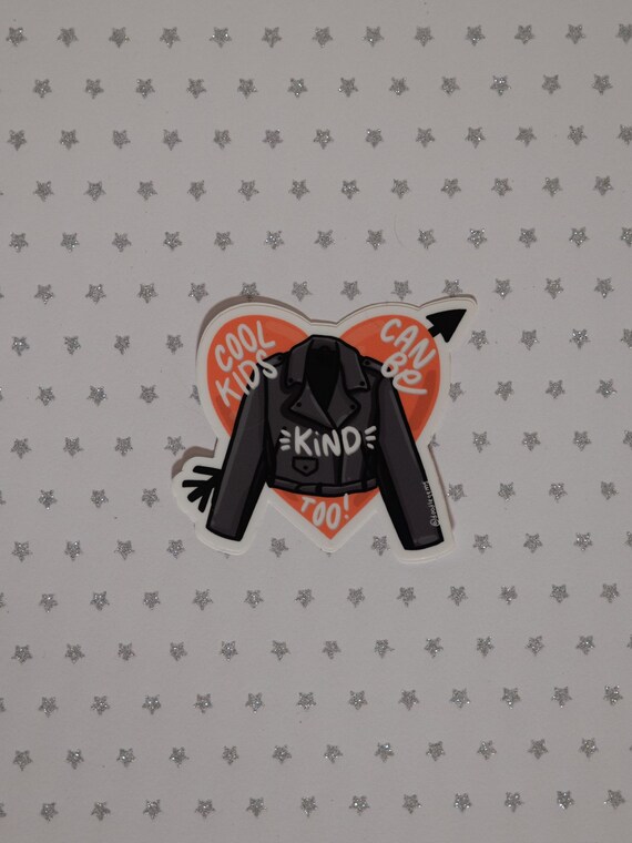 Cool Kids Kindness Sticker, Waterproof Vinyl Decal