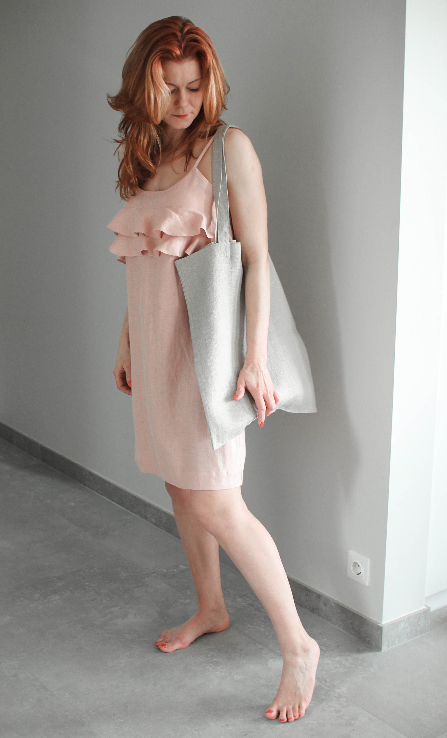 Rose Dress in Lightweight Linen