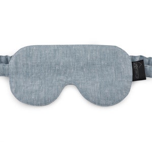 Linen Sleep mask Emerald Green , travellers sleeping mask, eye mask