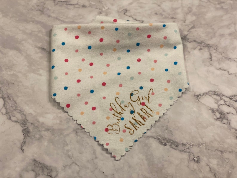 Birthday Dog Personalized Dog Bandana Cat Bandana Dog scarf Pet Accessories